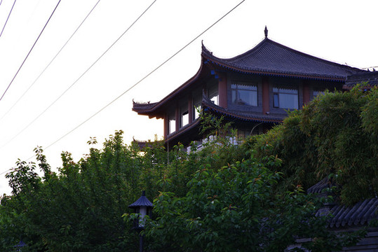北京朝陽通惠河畔街景隨拍