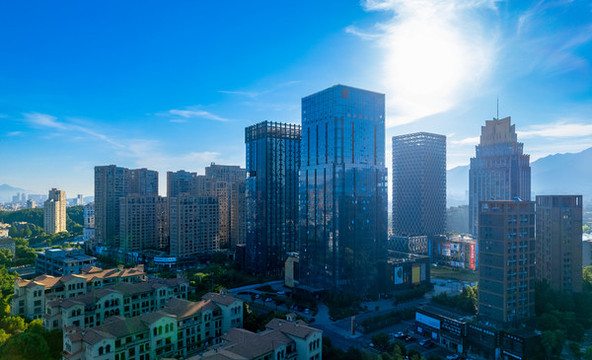 杭州桐廬縣城市風(fēng)光