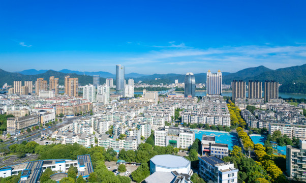 杭州桐廬縣城市風(fēng)光