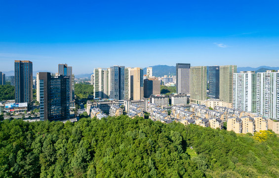 杭州桐廬縣城市風光