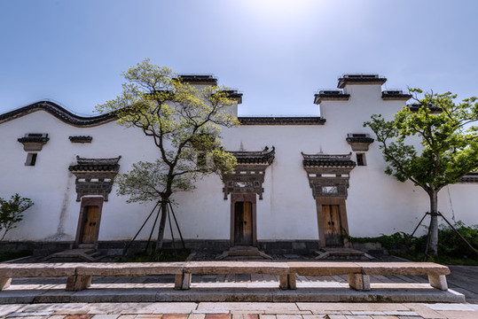 徽派建筑墻壁馬頭墻