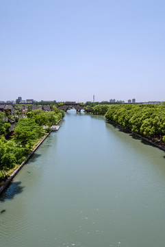 中國上海松江辰山塘河
