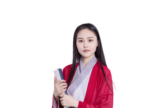 古裝美女讀書