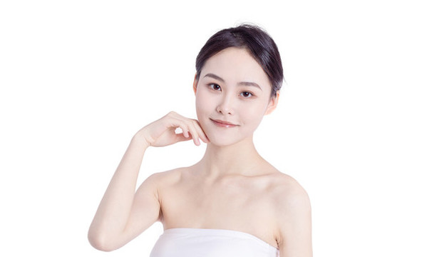 美麗女性的臉部特寫