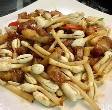 花生苗炒燒肉