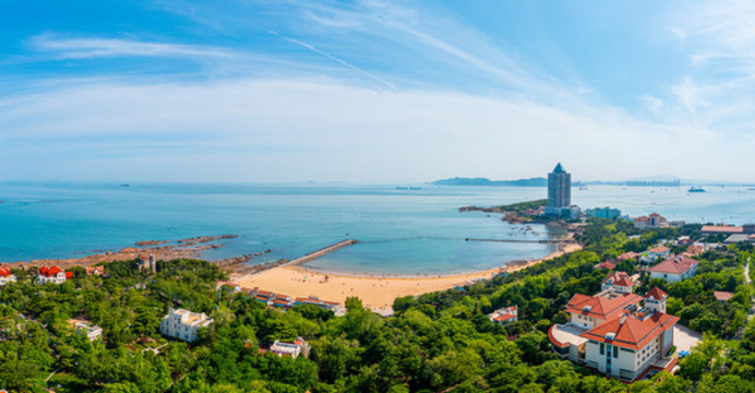 山東青島八大關(guān)全景