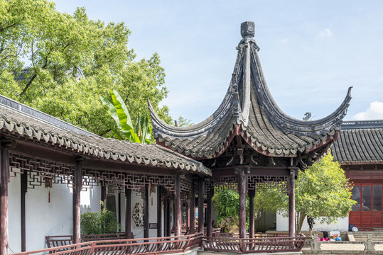 古典園林涼亭建筑