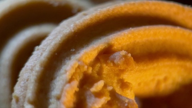 特寫餅干奶油曲奇
