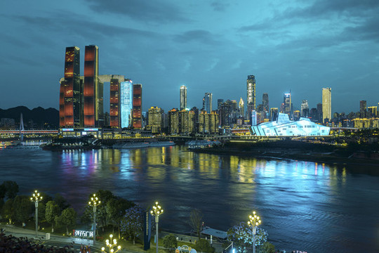 重慶朝天門夜景