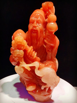 玉雕壽星
