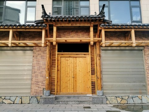 中式商鋪古建門頭