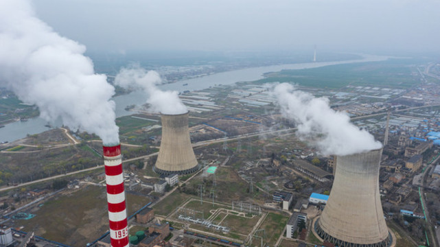 航拍發(fā)電廠