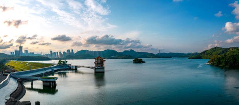 深圳水庫(kù)航拍