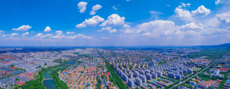 青州城市風(fēng)光航拍