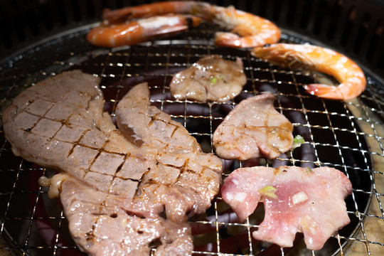 日式和牛海鮮烤肉