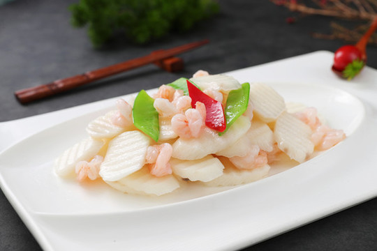 蝦仁滑山藥