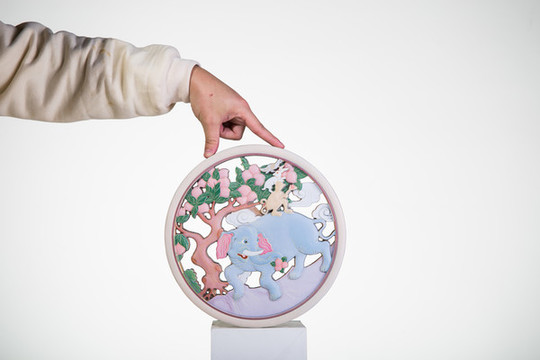 東陽木雕花板