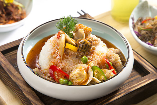 海鮮牡蠣飯