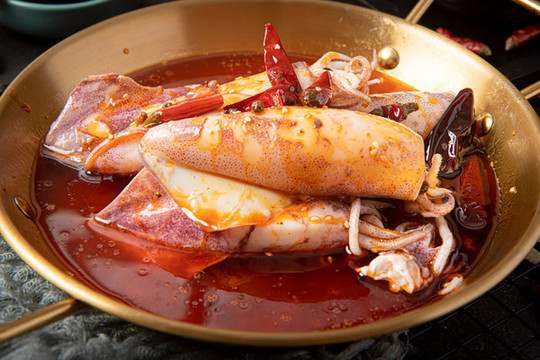 辣鹵魷魚片