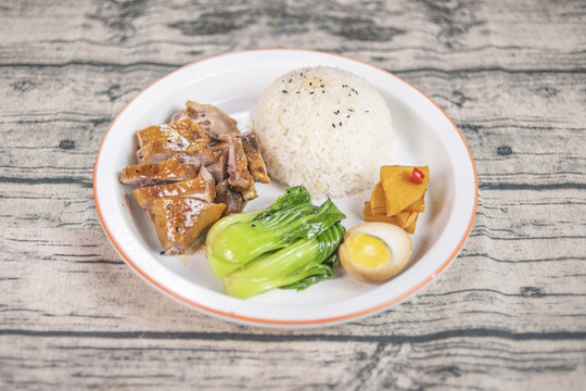 豉油雞飯