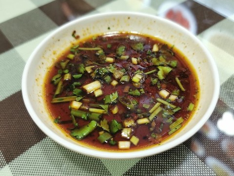 水餃蘸水