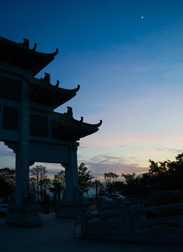 廣州黃埔華圣寺晚霞