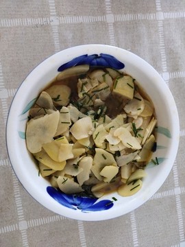 土豆片湯