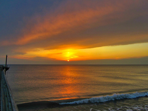 夕陽與落日余暉
