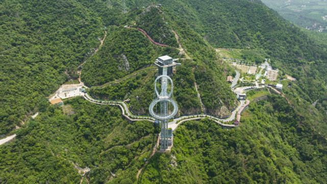 黃騰峽風景區(qū)全景