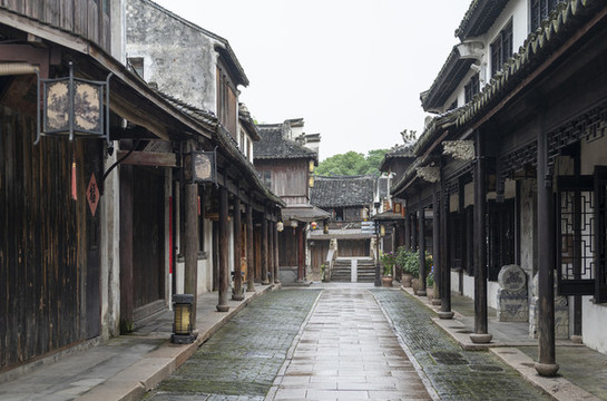 周莊古鎮(zhèn)石板路