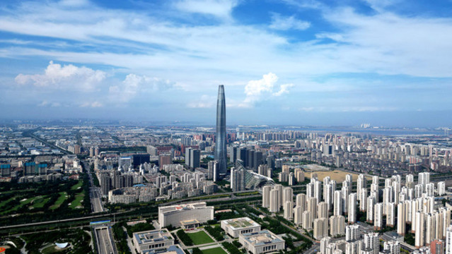 天津?yàn)I海新區(qū)周大福金融中心