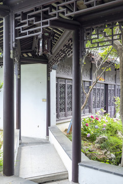 古典園林建筑長(zhǎng)廊