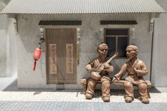 傳統(tǒng)民居生活場景