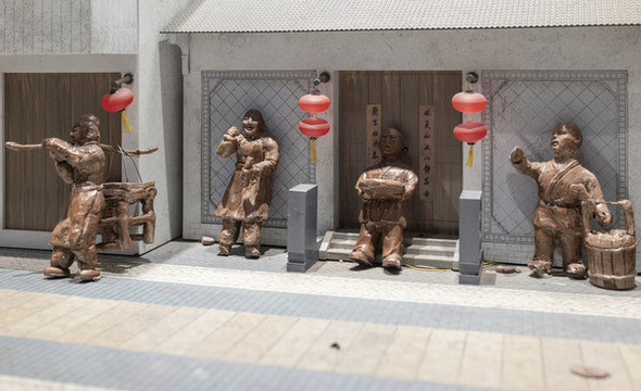 傳統(tǒng)民居生活場(chǎng)景