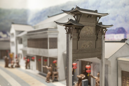 古鎮(zhèn)會(huì)元牌坊