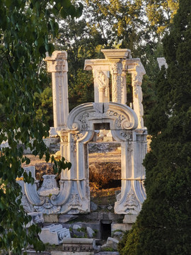 北京圓明園大水法遺址