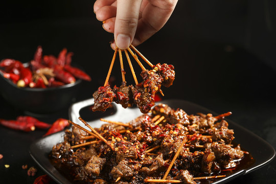牙簽牛肉