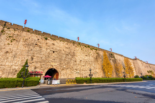 江蘇南京古城墻中華門鏑樓遺址