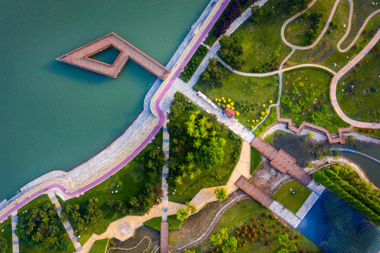 俯瞰唐島灣濱海公園