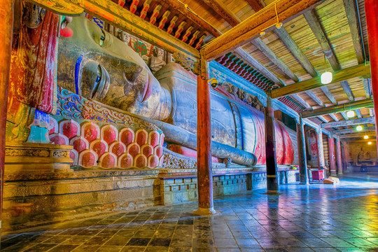 張掖大佛寺臥佛