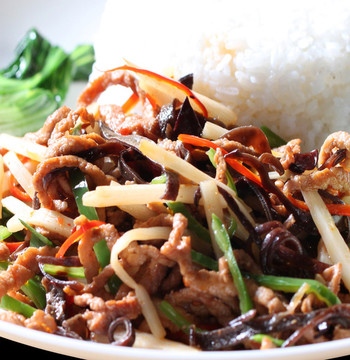 魚香肉絲飯
