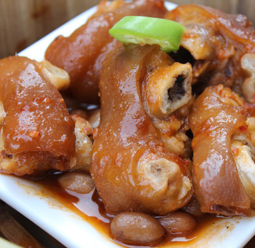 花生豬手飯
