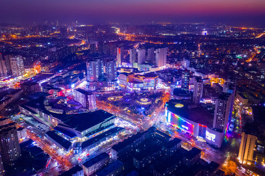 青島李滄區(qū)城市夜景