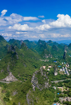 桂林的山峰自然風(fēng)光