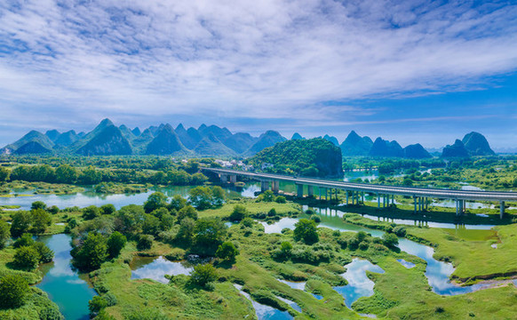 桂林山水風光