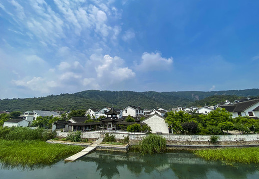 蘇州東山傳統(tǒng)村莊村落山水風(fēng)光