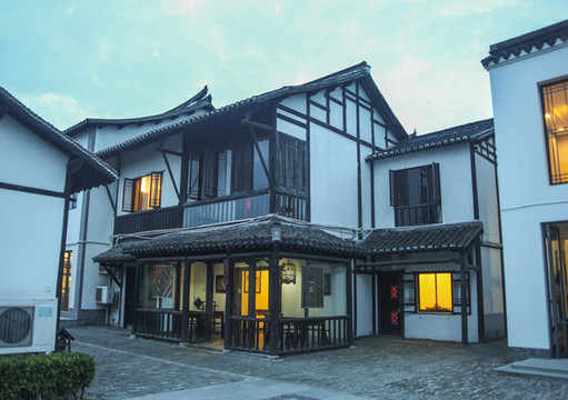 農(nóng)家樂度假村中國傳統(tǒng)建筑外觀