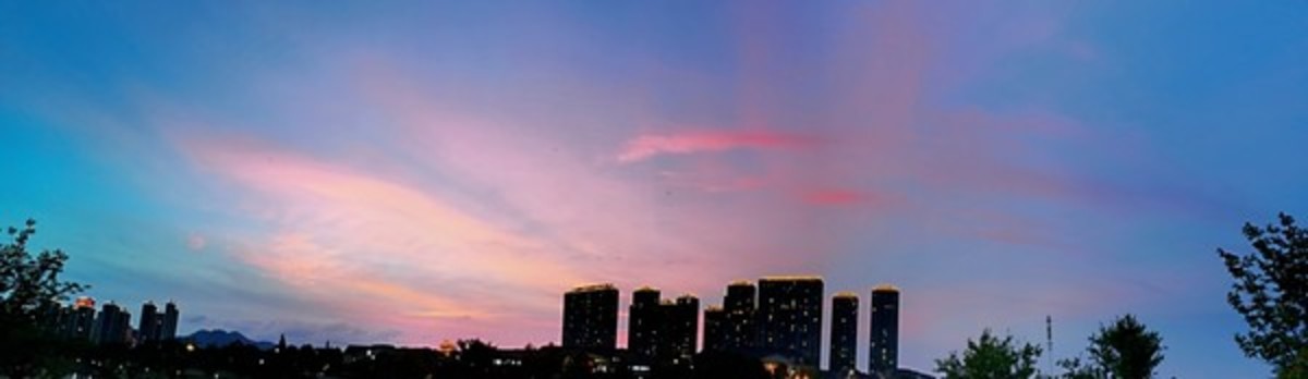夜色紅云