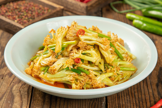 小炒有機(jī)花菜