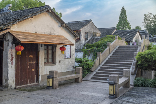 周莊古鎮(zhèn)建筑風光